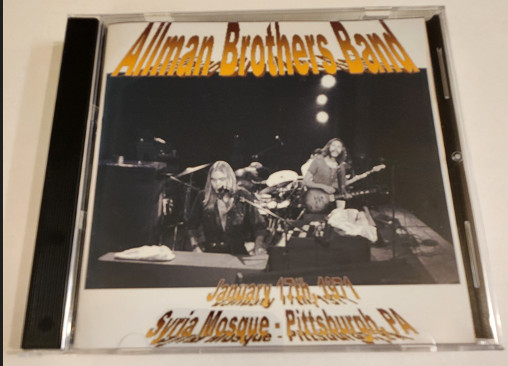 Allman Brothers: Pittsburgh 1971 - Syria Mosque, Pittsburgh, PA January 17, 1971 - Live Concert (1CD)