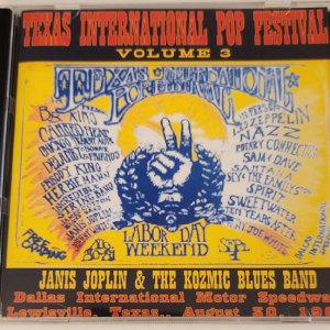 Janis Joplin w/ Kosmic Blues Band: Dallas International Motor Speedway, Lewisville, Texas, August 30, 1969 Live Concert (1CD)