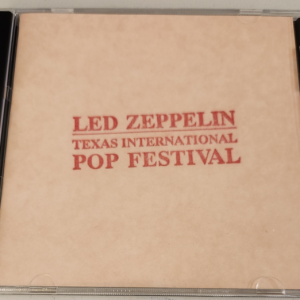 Led Zeppelin: Texas International Pop Festival 1969 - Motor Speedway, Dallas, Texas August 31, 1969 Live Concert (1CD)