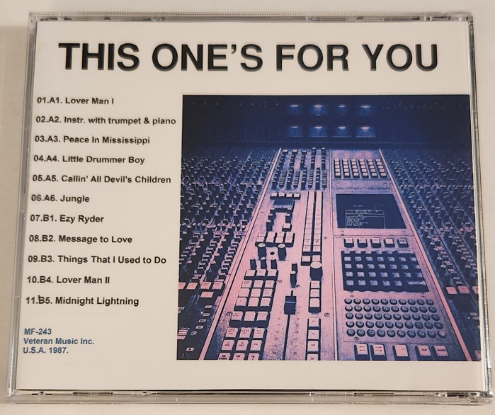 Jimi Hendrix: This One's For You 1968-1970 Outtakes and Jams Studio Sessions (1CD) - Image 2