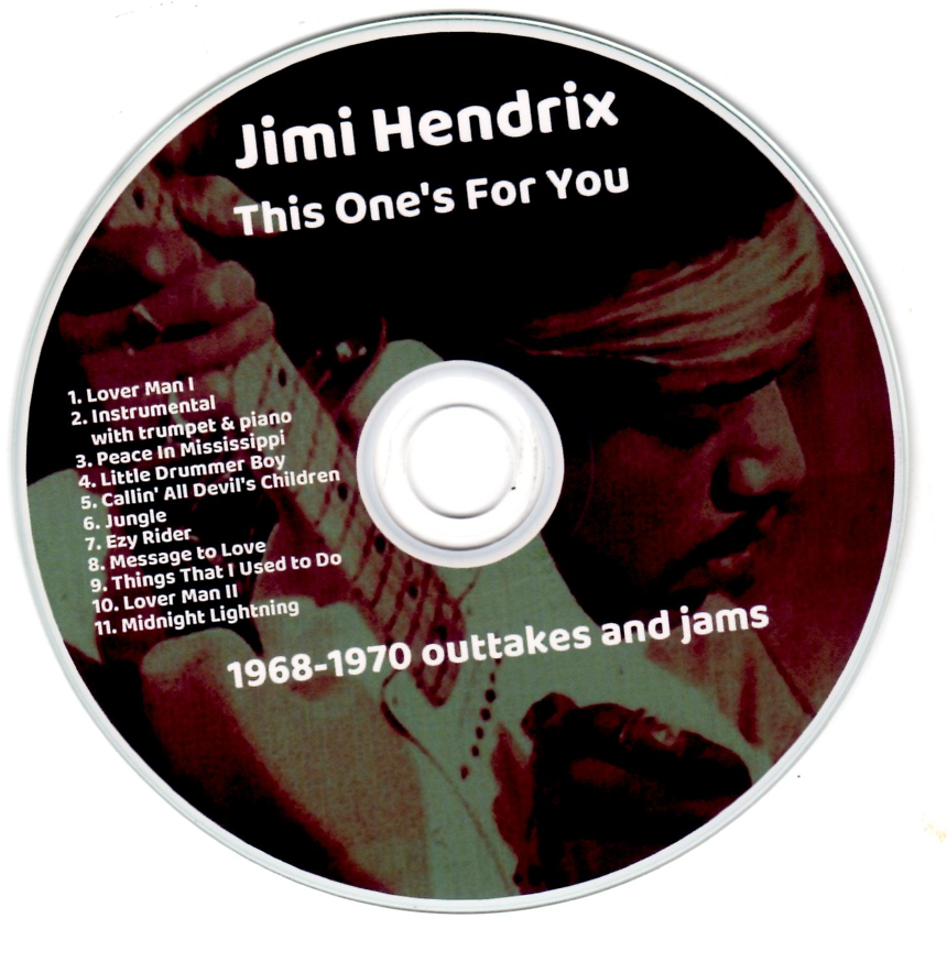 Jimi Hendrix: This One's For You 1968-1970 Outtakes and Jams Studio Sessions (1CD) - Image 3