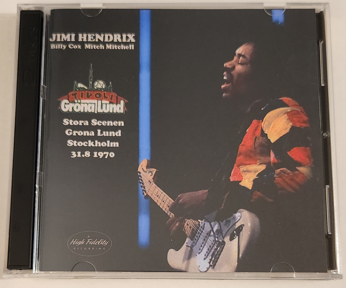 Jimi Hendrix: Tivoli Grona Lund - Stora Scenen, Grona Lund, Stockholm August 31, 1970 Live Concert (2CD)