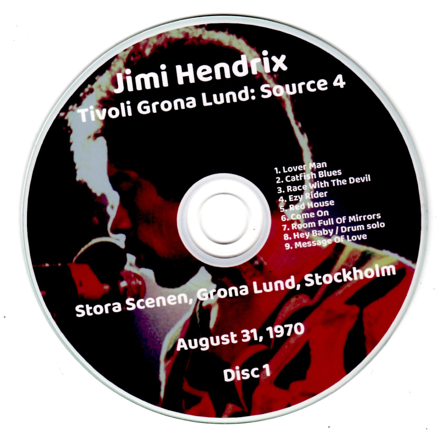 Jimi Hendrix: Tivoli Grona Lund - Stora Scenen, Grona Lund, Stockholm August 31, 1970 Live Concert (2CD) - Image 3