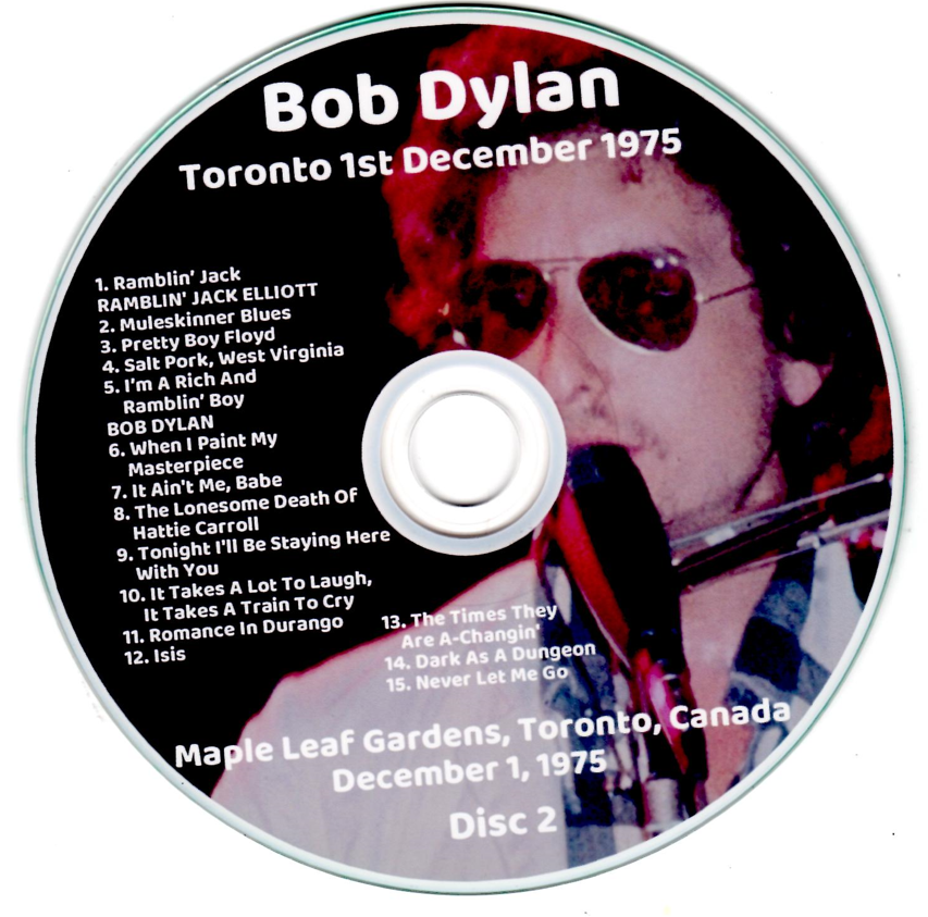 Bob Dylan: Maple Leaf Gardens, Toronto, Canada December 1, 1975 Live Concert (2 Double CDs=4CD) - Image 4
