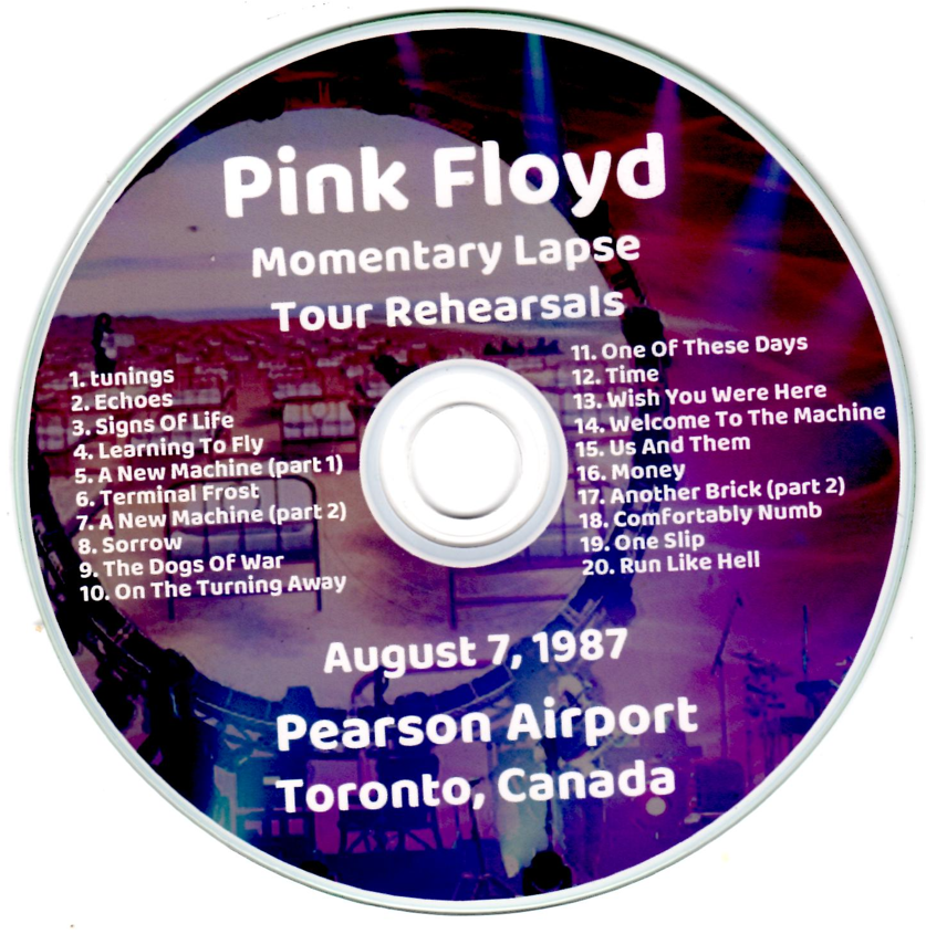 Pink Floyd: The Toronto Rehearsals - Pearson Airport, Toronto - August 7, 1987 Live Concert (1CD) - Image 3