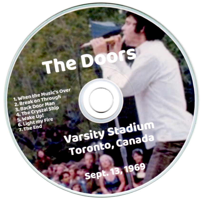 The Doors: Toronto Rock'n'Roll Revival, Varsity Stadium, Toronto, September 13, 1969 Live Concert (1CD) - Image 3