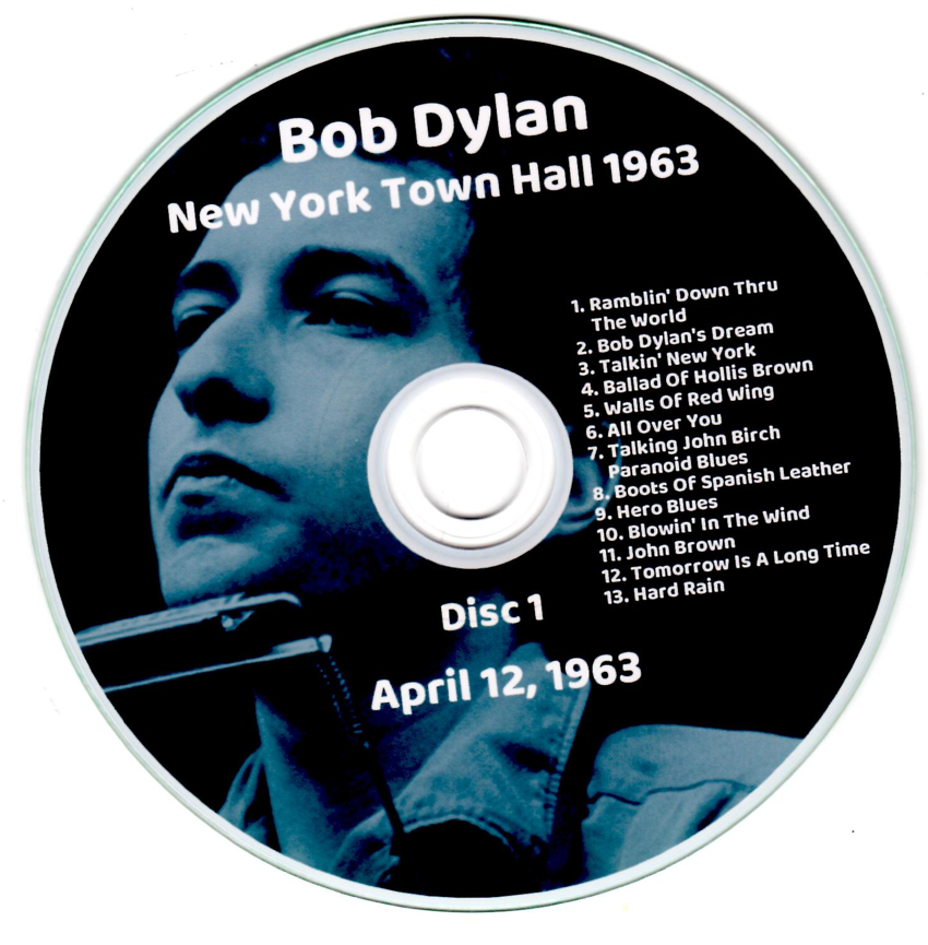 Bob Dylan: Town Hall, New York April 12, 1963 Live Concert (2CD) - Image 3