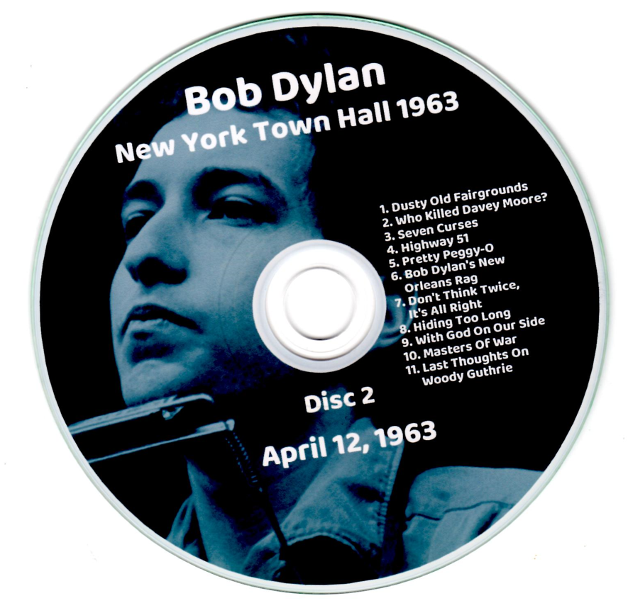 Bob Dylan: Town Hall, New York April 12, 1963 Live Concert (2CD) - Image 4