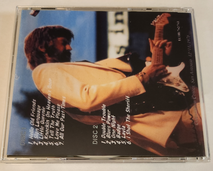 Eric Clapton: Tulsa Tops Are Here Again Convention Center, San Antonio, TX November 12, 1976 Live Concert (2CD) - Image 2