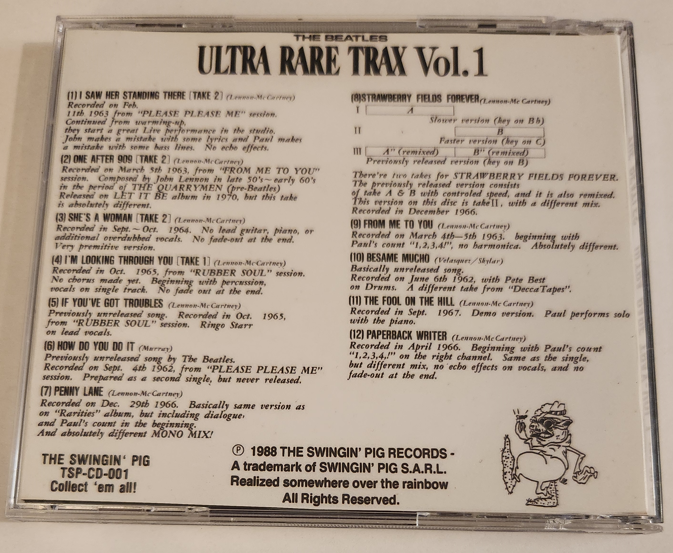 The Beatles: Complete Ultra Rare Trax - Studio Outtakes, Sessions, Demos - (8 Single CDs) - Image 2