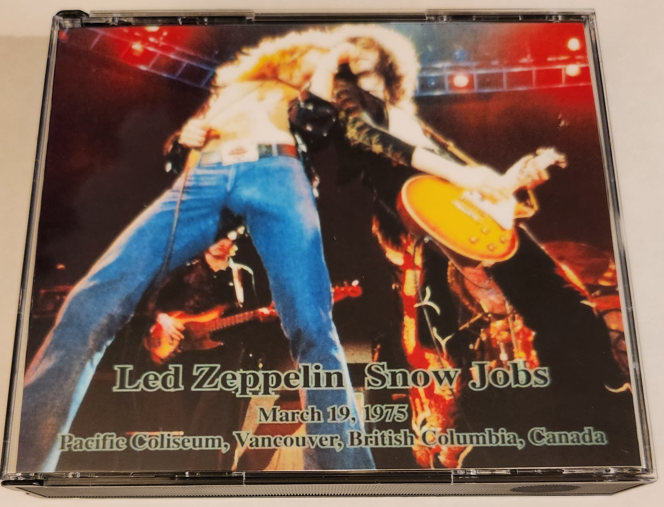 Led Zeppelin: Snow Jobs Pacific Coliseum, Vancouver, British Columbia March 19, 1975 Live Concert (3CD)