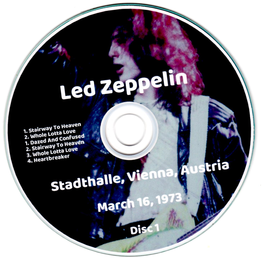 Led Zeppelin: A Soundboard Platter - Austria 3-16-73 + Germany 3-19-73 + Scotland 1-27-73 + Germany 3-21-73 Live Concerts (4CD) - Image 3