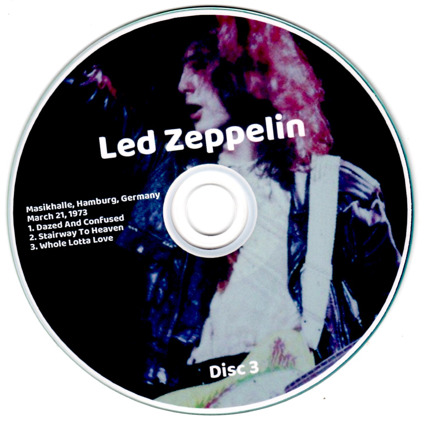 Led Zeppelin: A Soundboard Platter - Austria 3-16-73 + Germany 3-19-73 + Scotland 1-27-73 + Germany 3-21-73 Live Concerts (4CD) - Image 5