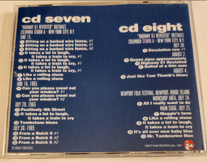 Bob Dylan: 1965 Revisited - Original 10CD version of Great Dane bootleg set - Studio Sessions, Demos Outtakes (4 Single CDs + 5 Double CDs=14 CDs) - Image 18