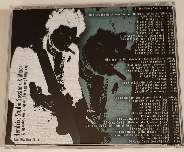 Jimi Hendrix: All Along The Watchtower & Come On Sessions - Studio sessions for Electric Ladyland (1CD) - Image 2
