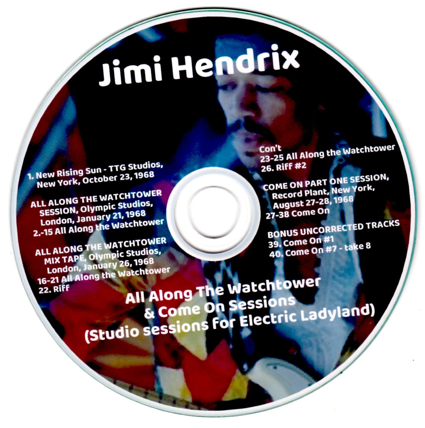 Jimi Hendrix: All Along The Watchtower & Come On Sessions - Studio sessions for Electric Ladyland (1CD) - Image 3