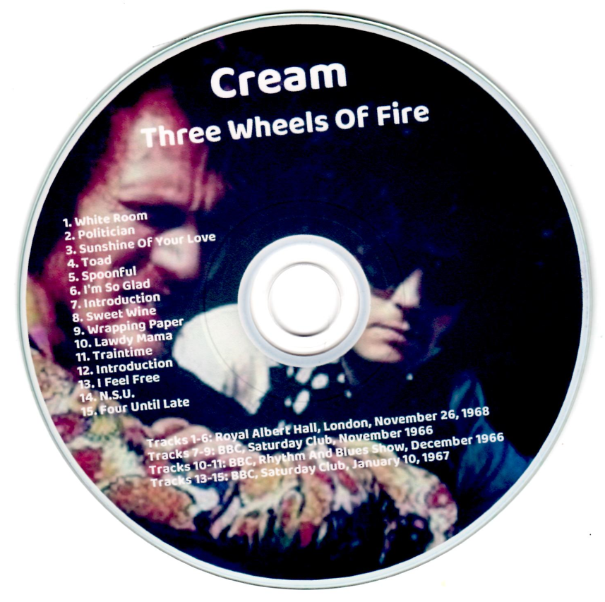Cream: Three Wheels Of Fire - Live Concert Compilation (1CD) - Image 3