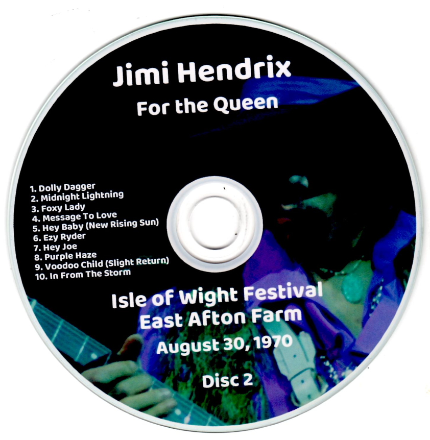 Jimi Hendrix: For the Queen - Isle of Wight Festival, East Afton Farm, Isle of Wight, August 30, 1970 Live Concert (2CD) - Image 4