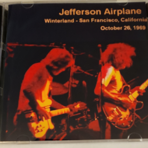 Jefferson Airplane: Winterland, San Francisco, CA October 26, 1969 Live Concert (2CD)
