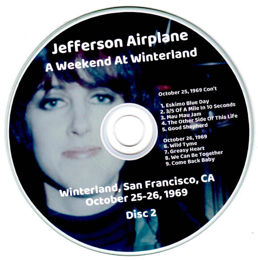 Jefferson Airplane: A Weekend At Winterland - Winterland, San Francisco, CA October 25-26, 1969 Live Concert (3CD) - Image 4