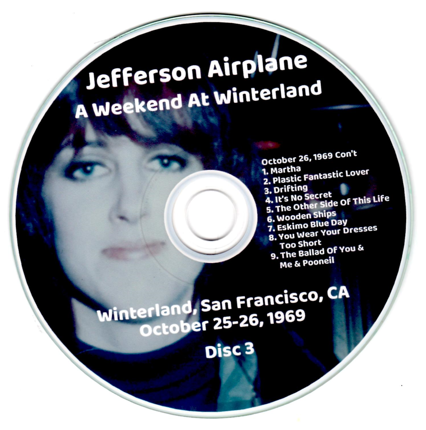 Jefferson Airplane: A Weekend At Winterland - Winterland, San Francisco, CA October 25-26, 1969 Live Concert (3CD) - Image 5