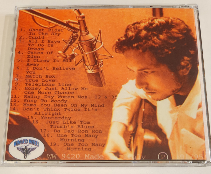 Bob Dylan: Yesterday - CBS Studio B, NY May 1, 1970 Sessions, Outtakes (1CD) - Image 2