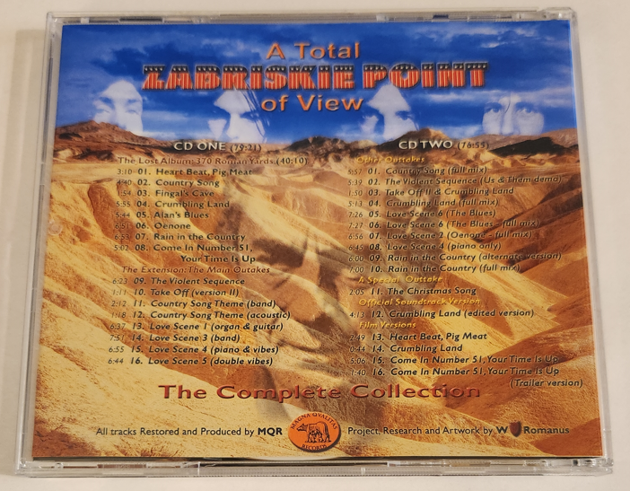 Pink Floyd: A Total Zabriskie Point of View - The Complete Collection Studio Outtakes Sessions (2CD) - Image 2