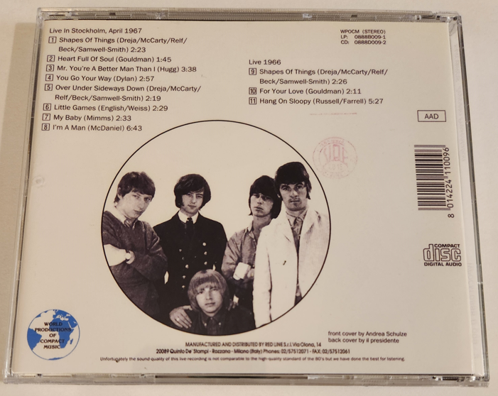 The Yardbirds: Zeppelin Presentation - Stockholm, Sweden, April 1967 + Live 1966 (1CD) - Image 2