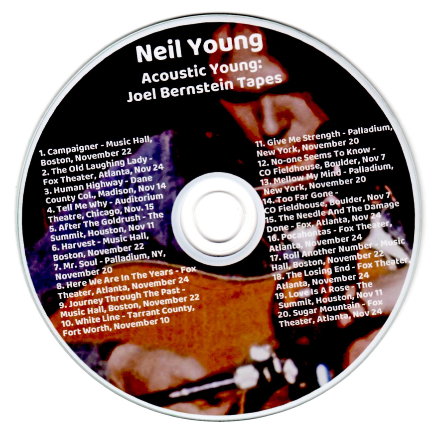 Neil Young: Acoustic Young: Joel Bernstein Tapes - 1976 Compilation Tape Live Concert Compilation (1CD) - Image 3