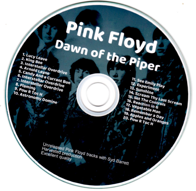 Pink Floyd w/ Syd Barrett: Dawn Of The Piper - 1966-67 Studio Outtakes Sessions (1CD) - Image 3
