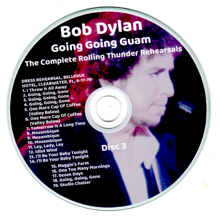 Bob Dylan: Going Going Guam - The Complete Rolling Thunder Rehearsals Studio Sessions, Outtakes (2 Double CDs=4CD) - Image 7