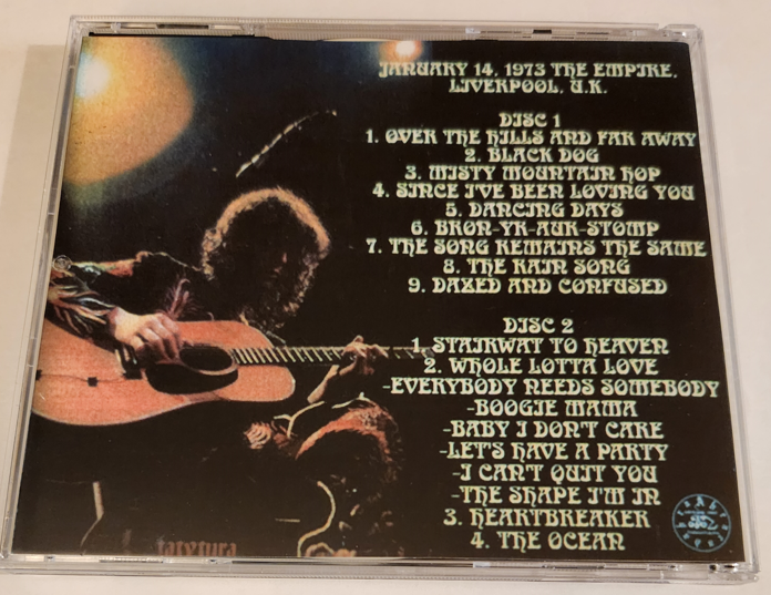 Led Zeppelin: Days Of Heaven - The Empire, Liverpool, England January 14, 1973 Live Concert (2CD) - Image 2