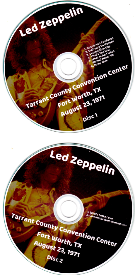 Led Zeppelin: Hot August Night - Tarrant County Convention Center, Fort Worth, TX August 23, 1971 Live Concert (2CD) - Image 3