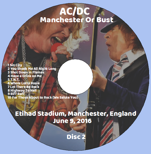 AC/DC: Manchester Or Bust - Etihad Stadium, Manchester, England Live Concert (2CD) - Image 4