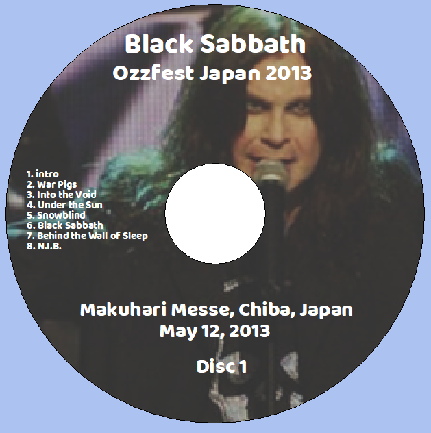 Black Sabbath: Ozzfest Japan 2013 - Makuhari Messe, Chiba, Japan May 12, 2013 Live Concert (2CD) - Image 3