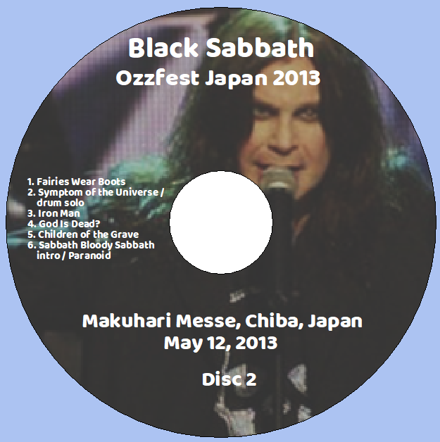Black Sabbath: Ozzfest Japan 2013 - Makuhari Messe, Chiba, Japan May 12, 2013 Live Concert (2CD) - Image 4