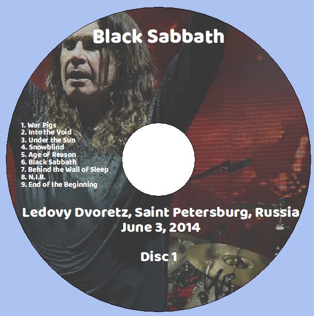 Black Sabbath: Ledovy Dvoretz, Saint Petersburg, Russia June 3, 2014 Live Concert (2CD) - Image 3