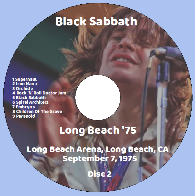 Black Sabbath: Long Beach '75 - Long Beach Arena, Long Beach, CA September 7, 1975 Live Concert (2CD) - Image 4