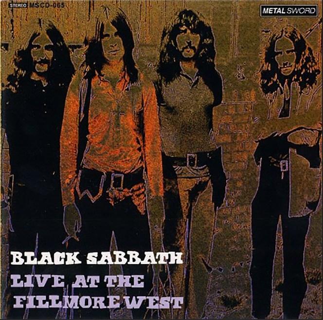 Black Sabbath: Fillmore West, San Francisco, CA November 27, 1970 Live Concert (1CD)
