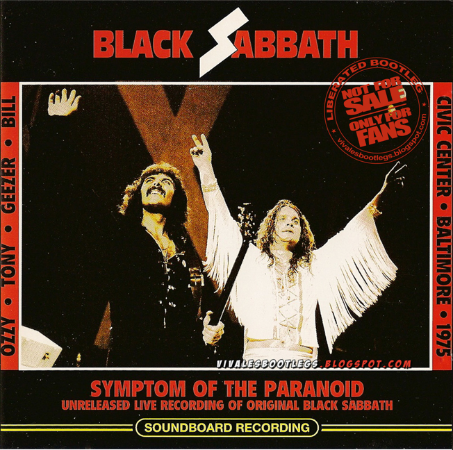 Black Sabbath: Symptom Of The Paranoid - Civic Center, Baltimore, Maryland February 8, 1975 Live Concert (2CD)