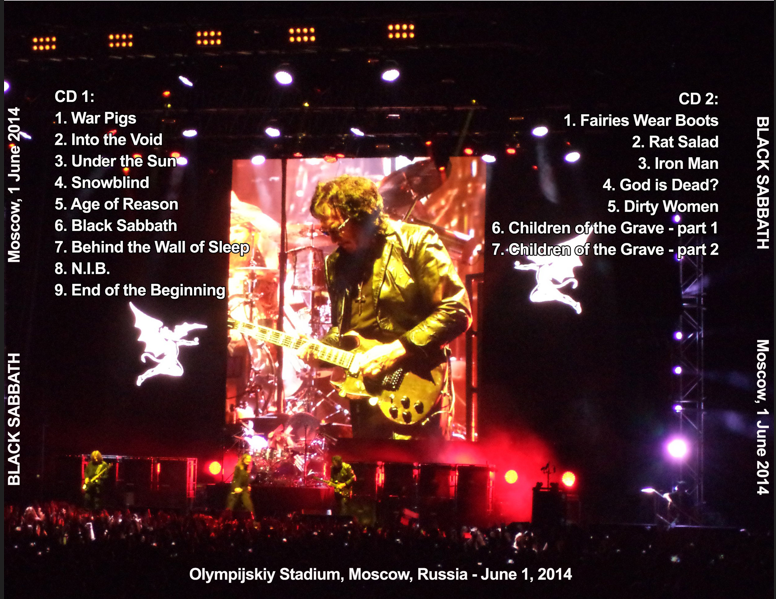 Black Sabbath: Olympijskiy Stadium, Moscow, Russia June 1, 2014 Live Concert (2CD) - Image 2