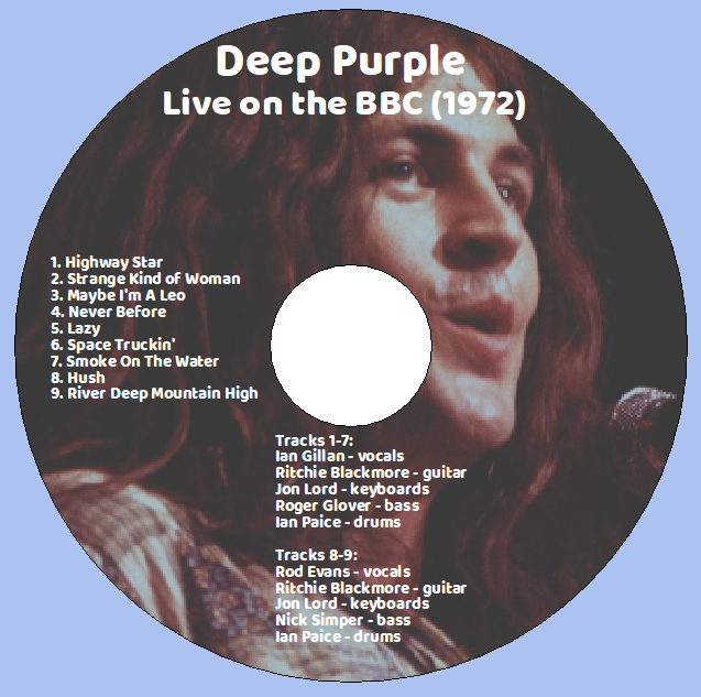 Deep Purple: Live on the BBC (1972) Live Concert (1CD) - Image 3