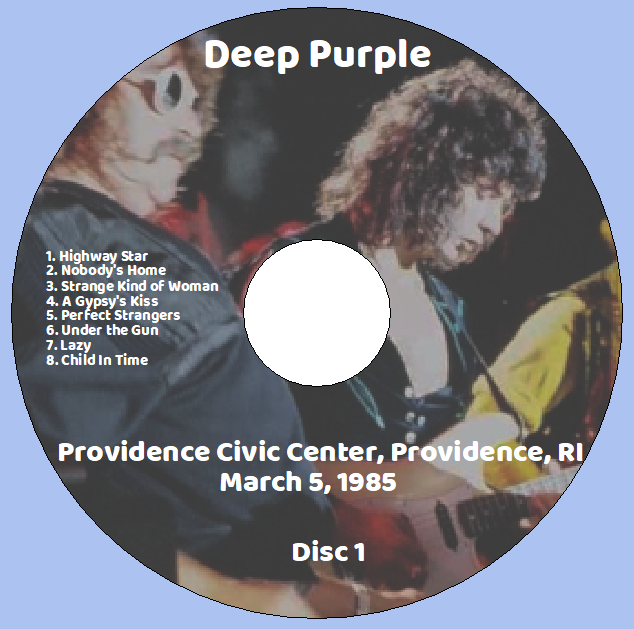 Deep Purple: Providence Civic Center, Providence, RI March 5, 1985 Live Concert (2CD) - Image 3