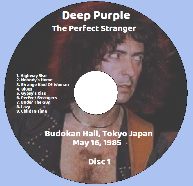 Deep Purple: The Perfect Stranger - Budokan Hall, Tokyo Japan May 16, 1985 Live Concert (2CD) - Image 3