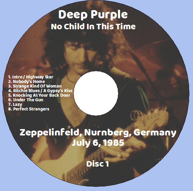 Deep Purple: No Child In This Time - Zeppelinfeld, Nurnberg, Germany Live Concert (2CD) - Image 3