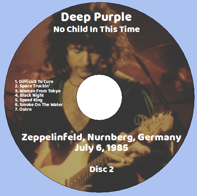 Deep Purple: No Child In This Time - Zeppelinfeld, Nurnberg, Germany Live Concert (2CD) - Image 4