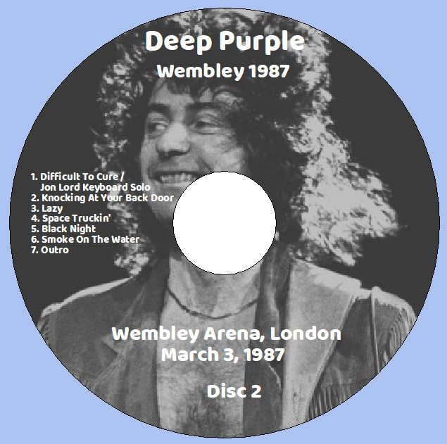 Deep Purple: Wembley 1987 - Wembley Arena, London March 3, 1987 Live Concert (2CD) - Image 4