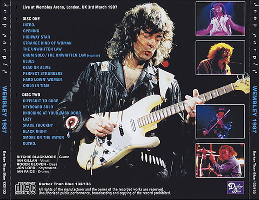 Deep Purple: Wembley 1987 - Wembley Arena, London March 3, 1987 Live Concert (2CD) - Image 2