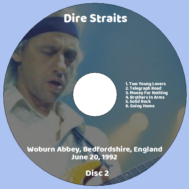 Dire Straits: Woburn Abbey, Bedfordshire, England June 20, 1992 Live Concert (2CD) - Image 4