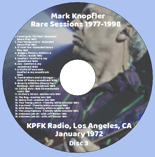 Mark Knopfler: Rare Sessions 1977-1998 Vol. 1 - TV Studio Compilation, Rehearsals, Outtakes (5 Single CDs) - Image 9